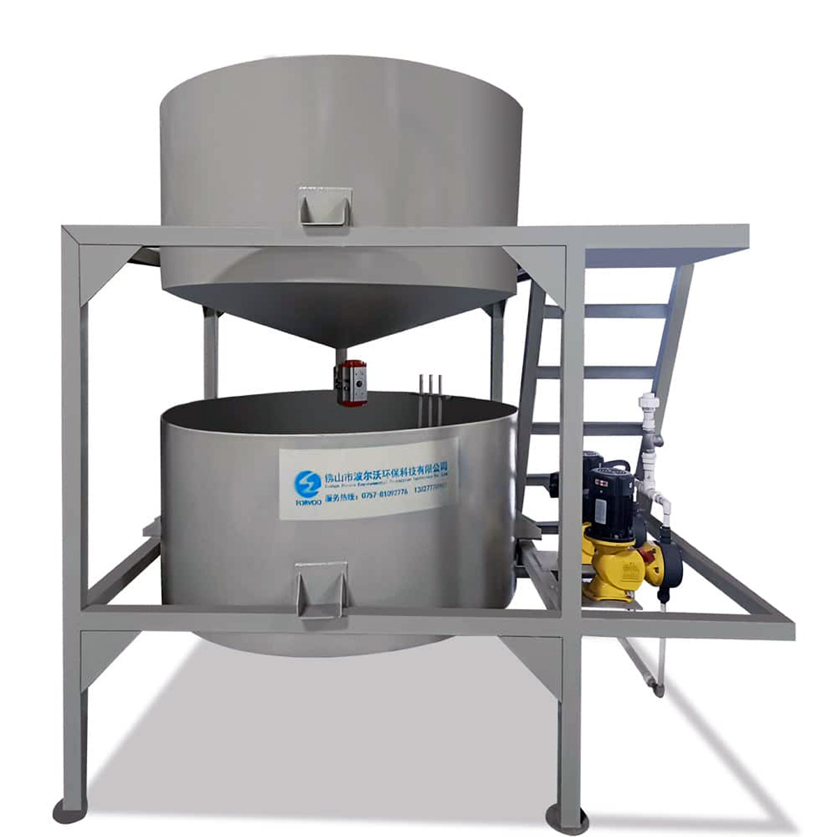 PORVOO-PAMPAC-Intelligent-Chemical-Dosing-System Automatic Dosing System (PAM/PAC) for Industrial wastewater from ceramic/stone processing | PORVOO-PAMPAC-Intelligent-Chemical-Dosing-System